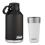 Kit Coleman com Growler e Copo Térmico com Tampa - 600ml PRETO