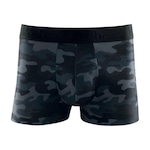 Cueca Boxer Mash Masculina Cotton Estampa Camuflada PRETO