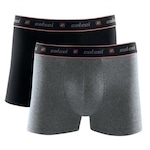 Kit 2 Cueca Boxer Colcci Masculina Cotton Cós Elástico PRETO