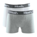 Kit Cuecas Boxer Mash Elástico - 2 Unds - Infantil BRANCO