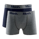 Kit Cuecas Boxer Mash Elástico - 2 Unds - Infantil AZUL ESC/AZUL