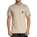 Camiseta Quiksilver Patch Round Color Areia - Masculina BEGE