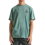 Camiseta Volcom Long Fit Psychedai - Masculina VERDE