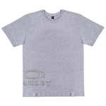 Camiseta Oakley Ellipse Plaid - Masculina CINZA