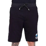 Bermuda de Moletom Starter Collab Smurfs - Masculina PRETO