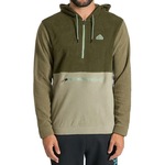 Blusão de Moletom com Capuz Hurley Canguru Summit Windchill - Masculino VERDE