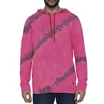 Blusão de Moletom com Capuz Rip Curl Medina Tie Dye - Masculino VERMELHO