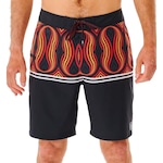 Bermuda Rip Curl Água Combined 2.0 - Masculina PRETO/VERMELHO