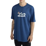 Camiseta Lost Logo Snow - Masculina AZUL ESCURO