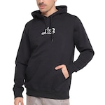 Blusão de Moletom com Capuz Lost Canguru Sheep Pocket Wt23 - Masculino PRETO