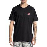 Camiseta DC Shoes Mininal Square Stripe WT23 - Masculina PRETO