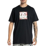 Camiseta DC Shoes DC Square Star Camo Fill WT23 - Masculina PRETO