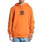 Blusão de Moletom com Capuz DC Shoes DCShoecousa Sleeve WT23 - Masculino LARANJA