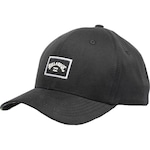 Boné Aba Curva Billabong Stacked Print - Snapback - Adulto PRETO