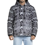 Jaqueta com Capuz Quiksilver Puff World Block WT23 - Masculina PRETO