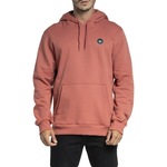 Blusão de Moletom com Capuz Quiksilver Transfer Round WT23 - Masculino VERMELHO