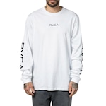 Camiseta Rvca Manga Longa Big Rvca Wt23 - Masculina BRANCO