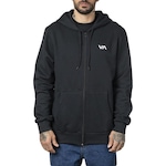 Blusão de Moletom com Capuz RVCA Aberto VA Essential WT23 - Masculino PRETO