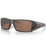 Óculos de Sol Oakley Unissex Heliostat Matte Grey Smoke PRETO