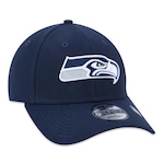 Boné Aba Curva New Era Seattle Seahawks 940 Classic - Strapback - Adulto AZUL ESCURO