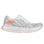 Tênis Skechers Go Run Razor Excess 2 - Feminino BRANCO/LARANJA