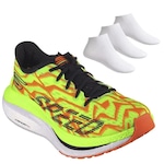 Kit Tênis Skechers Go Run Speed + 3 Pares de Meias - Masculino VERDE