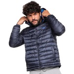 Jaqueta com Capuz Mizuno Puff - Masculina AZUL