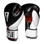 Luvas de Boxe e Muay Thai Title Boxing Prime - Adulto PRETO/BRANCO