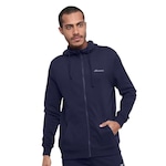 Jaqueta de Moletom com Capuz Mizuno Zipper MZN - Masculino AZUL ESCURO