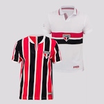 Kit Camisa do São Paulo Bimundial e 1971 Paulistão Futfanatics - Masculino BRANCO