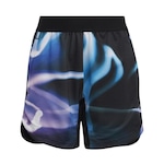 Shorts adidas Heatrdy - Infantil PRETO/ROXO