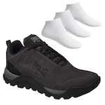 Kit Tênis Everlast Azteca Trail + 3 Pares de Meias - Masculina MARROM