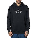 Blusão de Moletom com Capuz Canguru RVCA Oppsite Skulls - Masculino PRETO