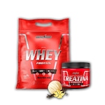 Kit Nutri Whey 900g + Creatina 150g Pura - Integralmedica Baunilha