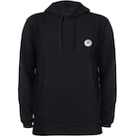 Blusão de Moletom com Capuz Quiksilver Transfer Round - Masculino PRETO