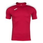 Camiseta Joma Academy - Masculina VERMELHO/BRANCO