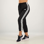 Calça adidas 3 Listras Logo 7/8 - Feminina PRETO