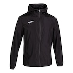 Jaqueta com Capuz Joma Corta-Vento Elite VIII - Masculina PRETO