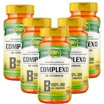 Kit 5x Vitamina Complexo B Unilife Vegana 500 mg 300 comprimidos Nao Se Aplica