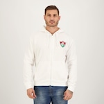 Jaqueta com Capuz Fluminense Portlet Futfanatics - Masculina BRANCO