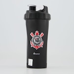 Coqueteleira Brasfoot Corinthians - 600ml PRETO