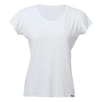 Camiseta She Básica com Recorte Confortável - Feminina BRANCO