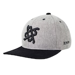 Boné Aba Curva Hupi Am6 - Snapback - Masculino CINZA/PRETO