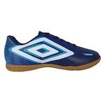 Chuteira Futsal Umbro Frame - Adulto AZUL ESC/BRANCO