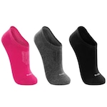 Kit de Meias Cano Curto Lupo Sport - 3 Pares - Feminino PRETO