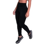 Calça Legging Mvb Modas Veludo Cotelê Cintura Alta - Feminina PRETO