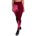 Calça Legging MVB Modas Veludo Molhado Cintura - Feminina VINHO