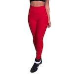 Calça Legging Mvb Modas Cintura Alta Bolha - Feminina VERMELHO