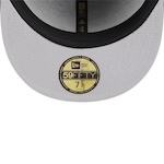 BONÉ ABA RETA NEW ERA 59FIFTY ALL OVER SIZE - FECAHDO - ADULTO PRETO