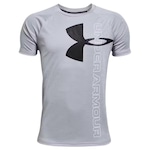 Camiseta Under Armour Tech Split SS - Infantil CINZA